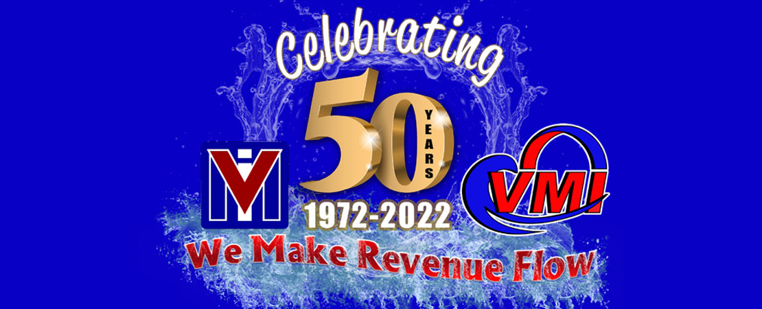 VMI Dredge Cam Logo with two dredge cams