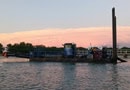 A VMI Dredge Titan 1027 cutter suction dredger working on location